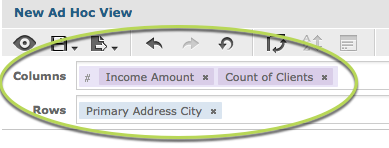 Field added to rows