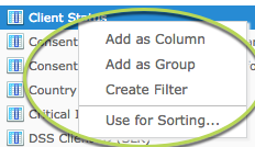 Field Pane Filter