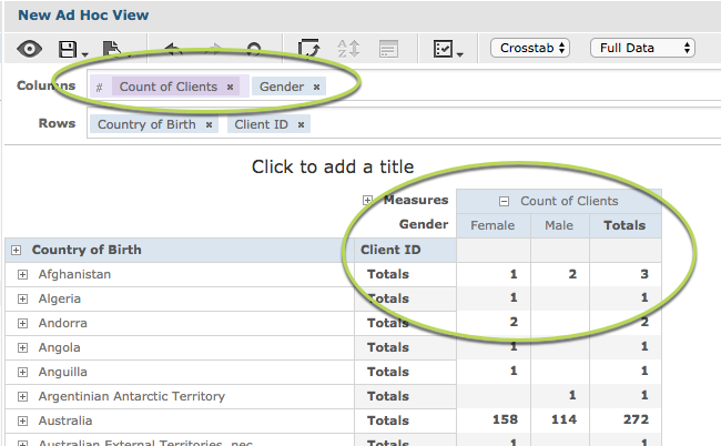 Add a field to columns