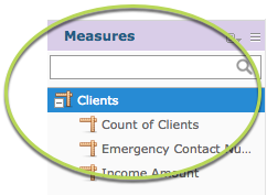 Select a measure