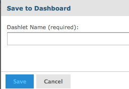Dashlet name