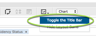 Toggle the title bar