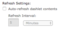 Refresh Settings