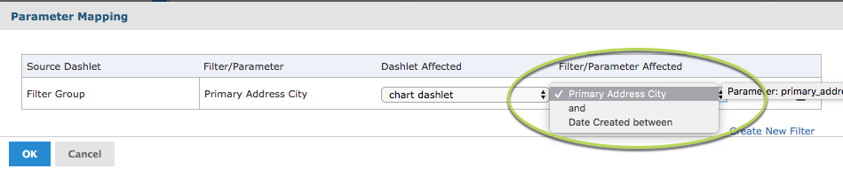 Available filters listed